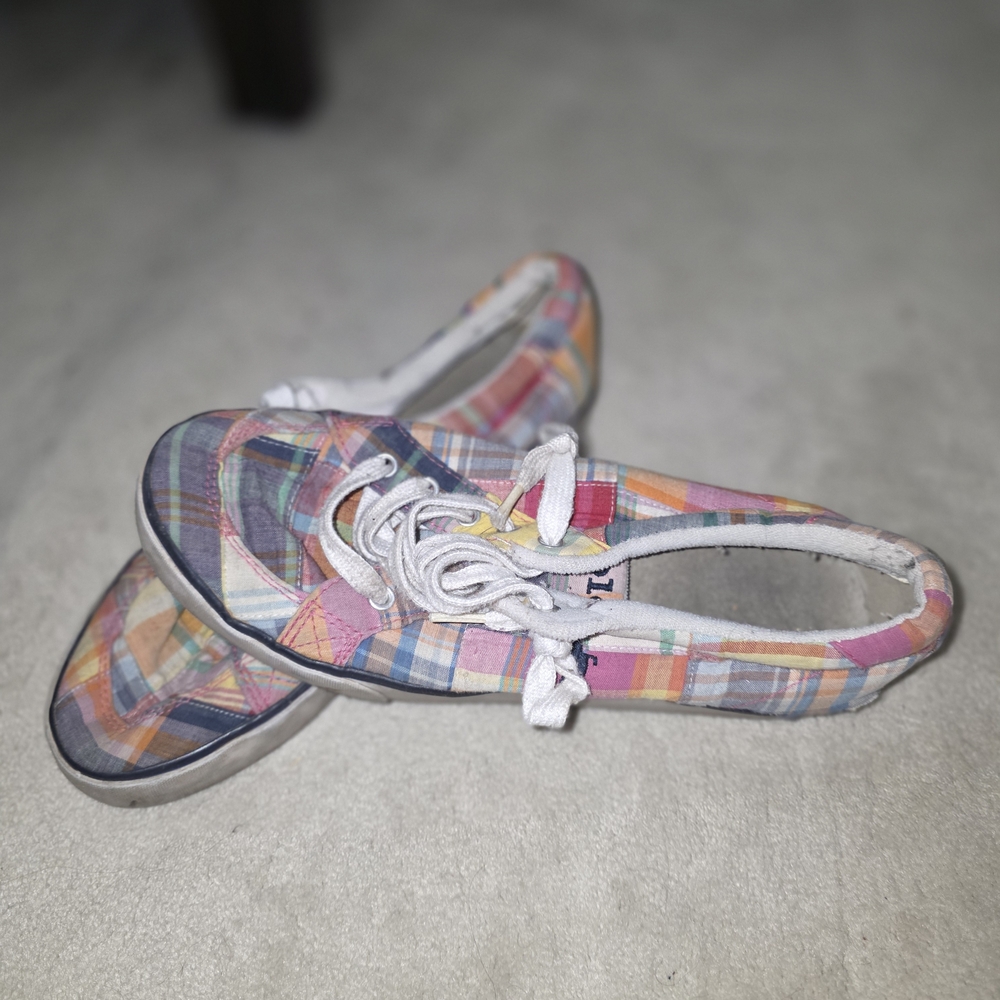 Polo by Ralph Lauren Multicolor Plaid Women's Shoes